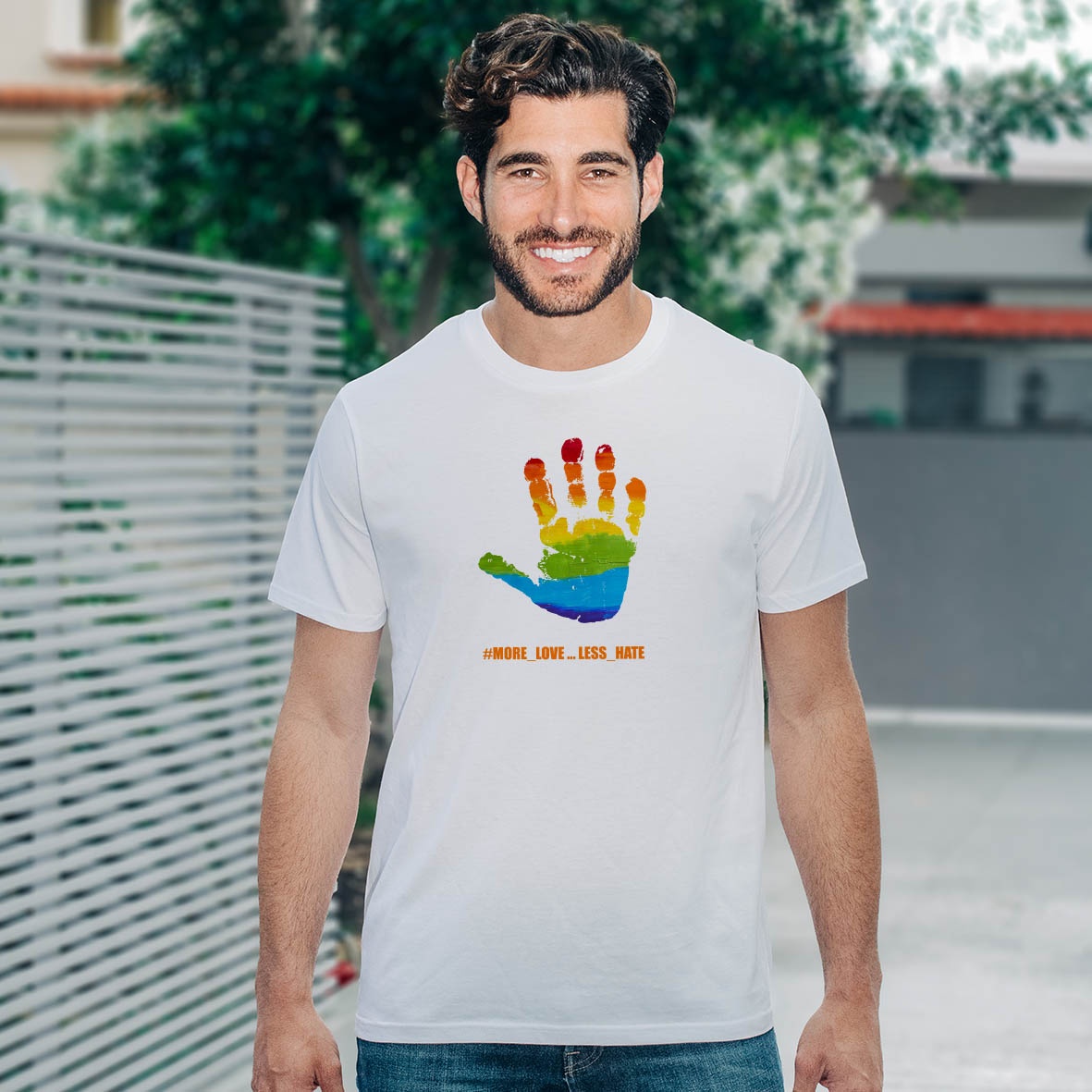 Less Hate -  Organic Vegan T-Shirt Unisex
