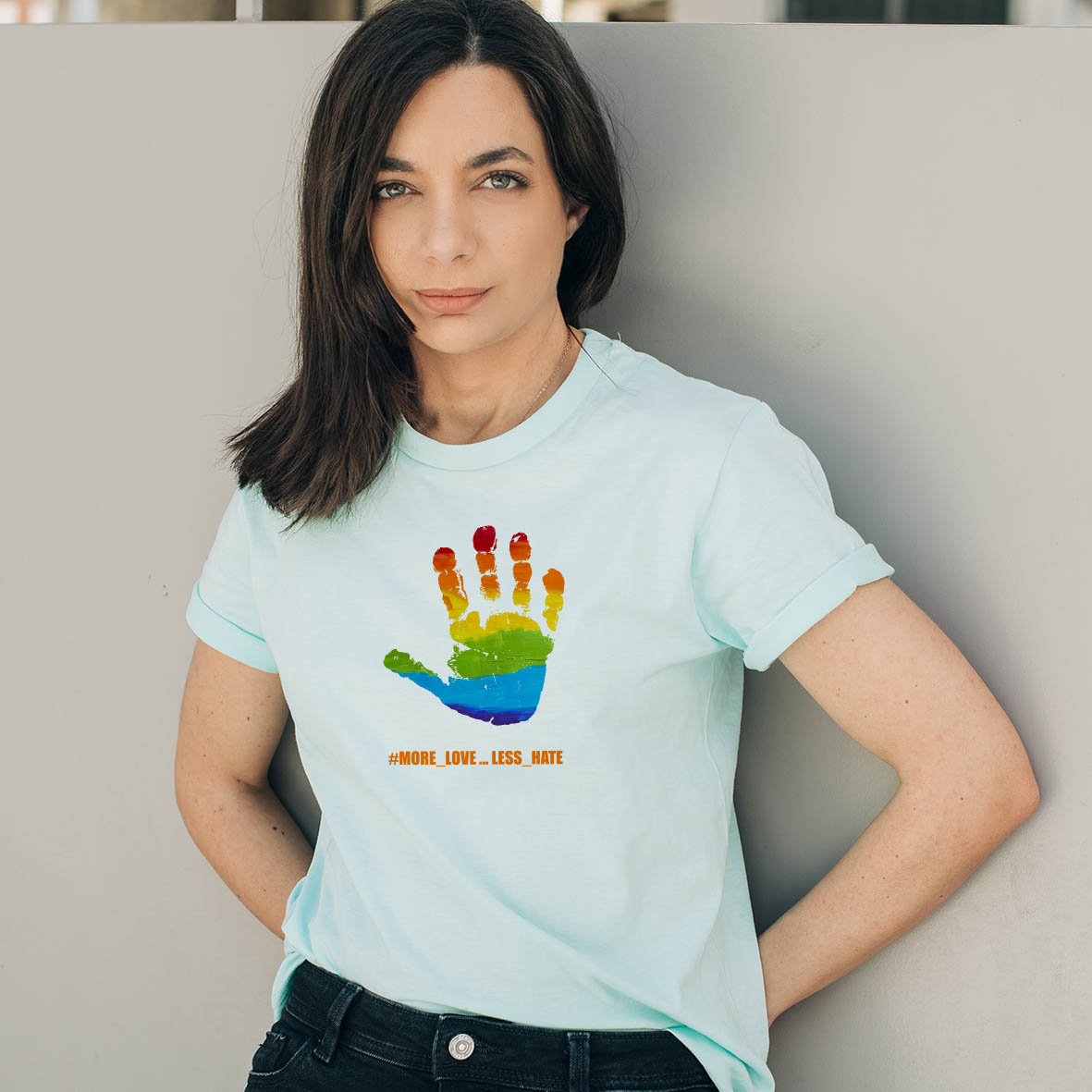 Less Hate -  Organic Vegan T-Shirt Unisex