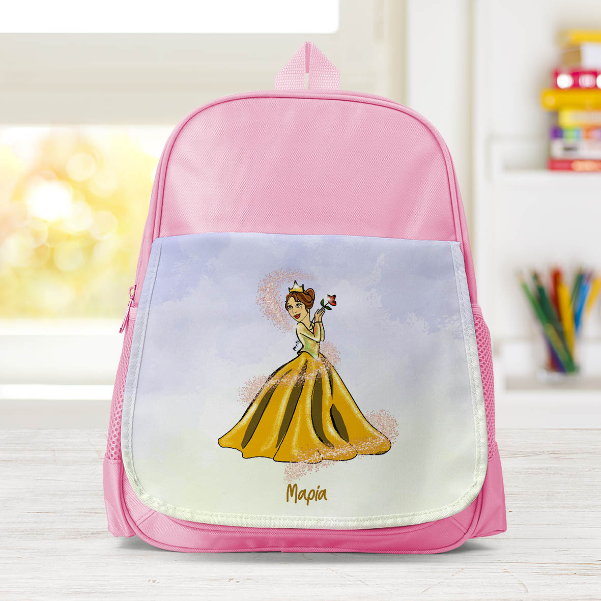 Πεντάμορφη - Σχολική Τσάντα Μονόχρωμη