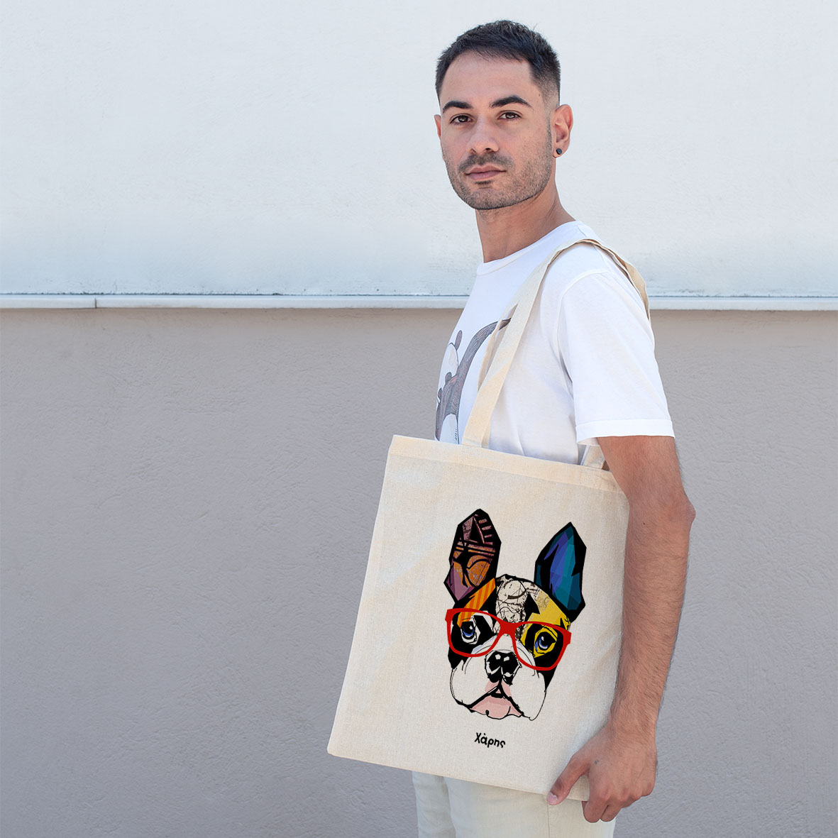 Bulldog - Πάνινη Τσάντα