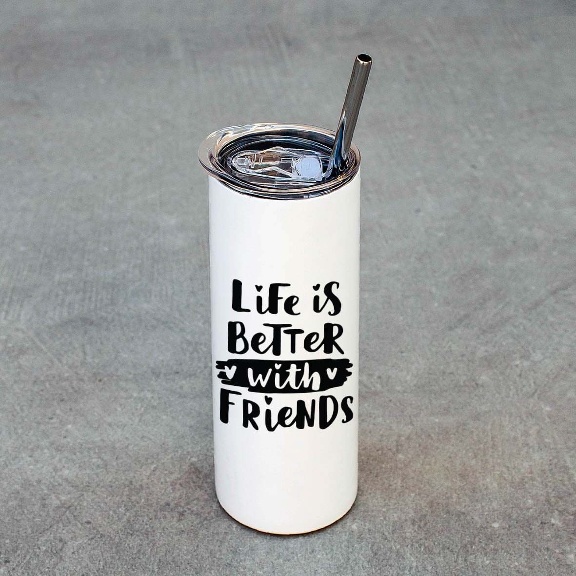 Life Is Better With Friends - Ποτήρι θερμός 600ml