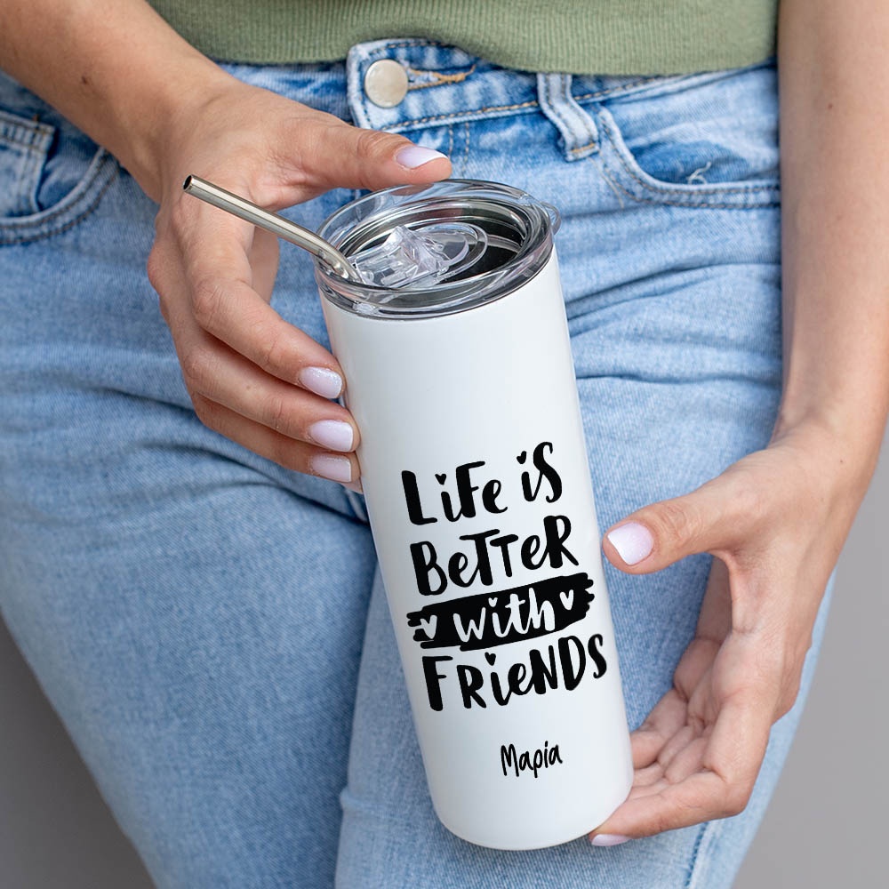 Life Is Better With Friends - Ποτήρι θερμός 600ml