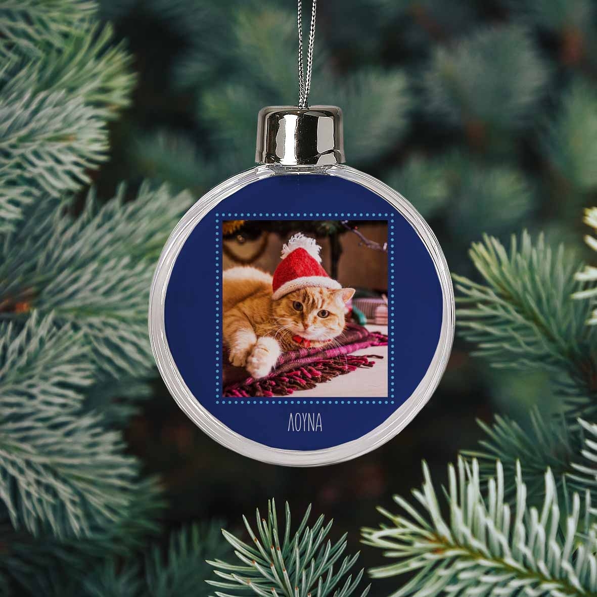 Xmas Cat - Χριστουγεννιάτικη Μπάλα