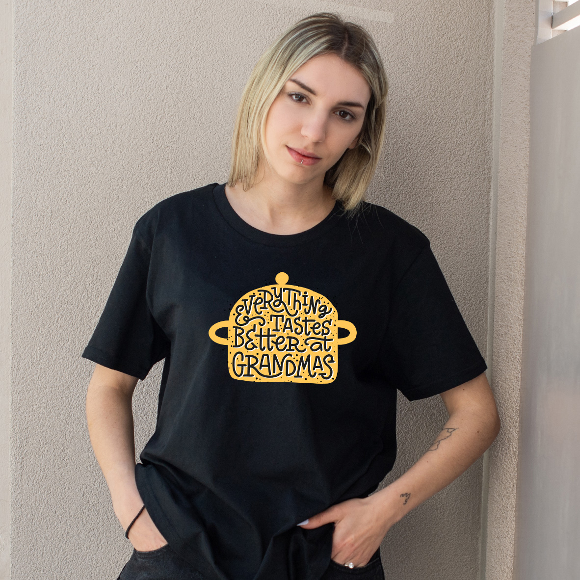 At Grandmas -  Organic Vegan T-Shirt Unisex