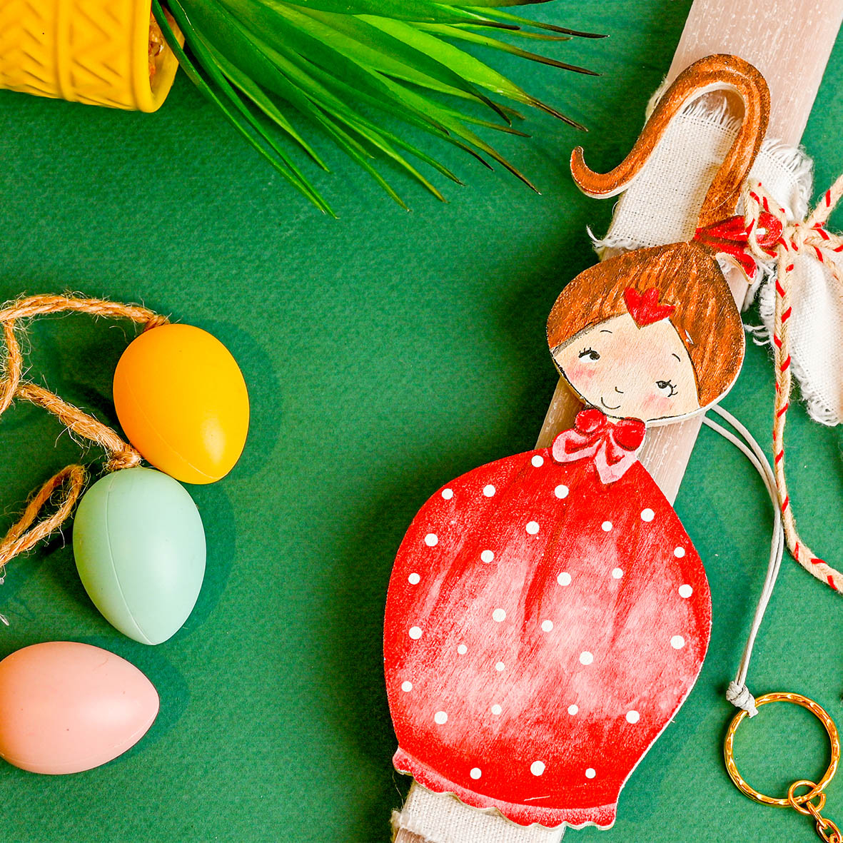 Κοριτσάκι - Λαμπάδα Χειροποίητη