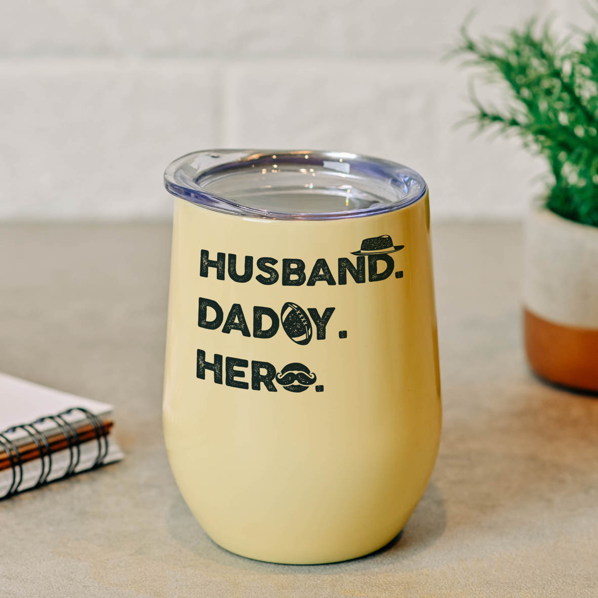 Husband, Daddy, Hero - Κούπα Θερμός 355ml