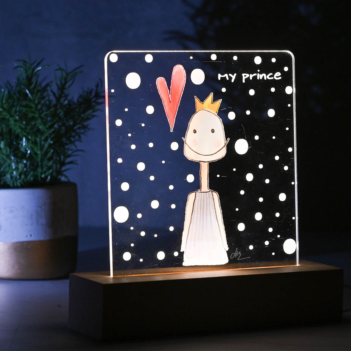 Prince- Φωτιστικό Χειροποίητο