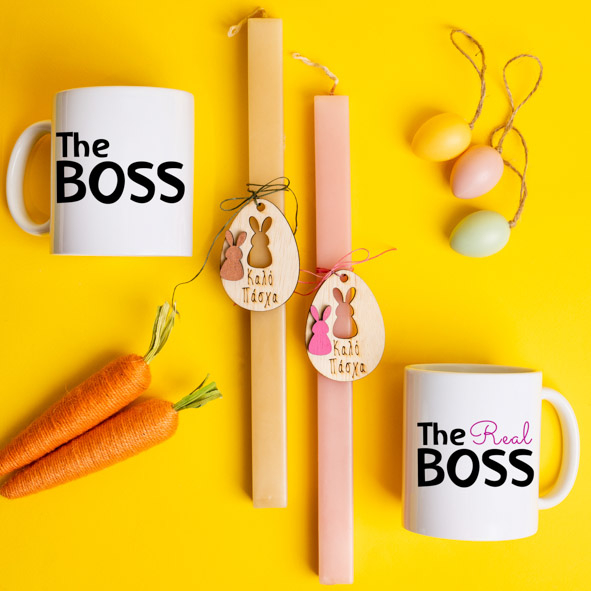 The Boss & The Real Boss - Λαμπάδες Με Κούπες