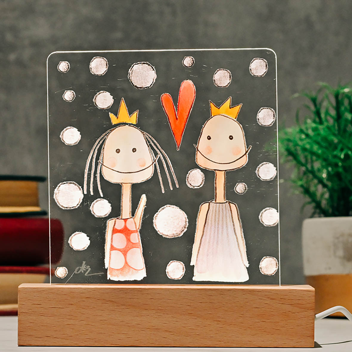 Love - Φωτιστικό Χειροποίητο