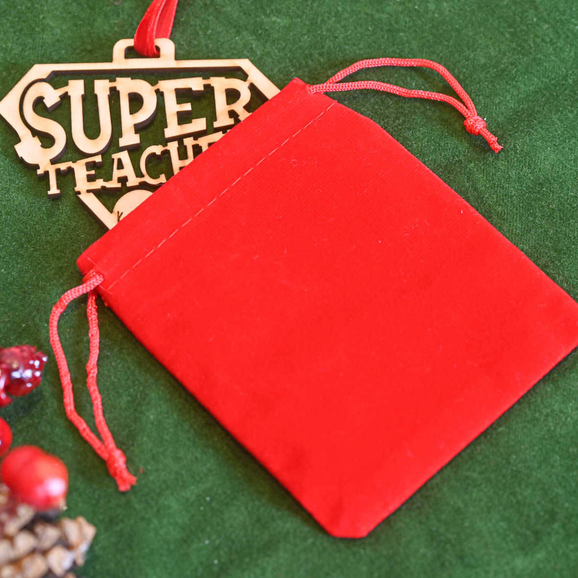 Super Teacher - Ξύλινο Στολίδι