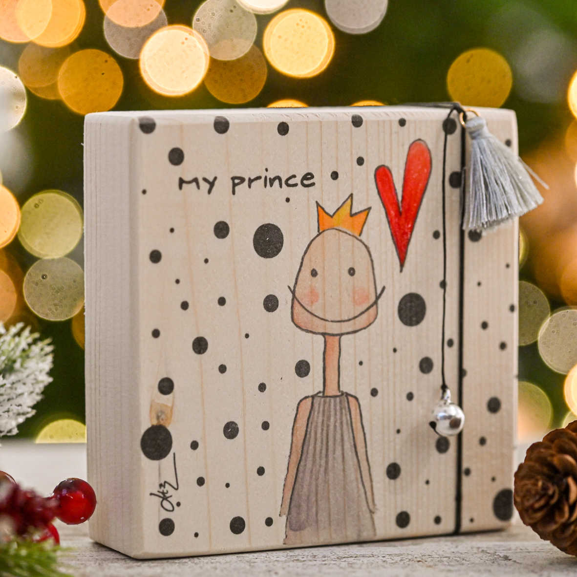 My Prince - Ξύλινο Γούρι