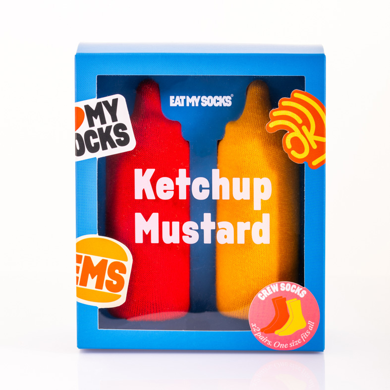Ketcup & Mustard Duo - Κάλτσες για… Φάγωμα Memorybox