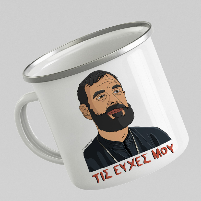 Μπαρτζό "Τις Ευχές Μου" - Κούπα Vintage Eμαγιέ MemoryBox