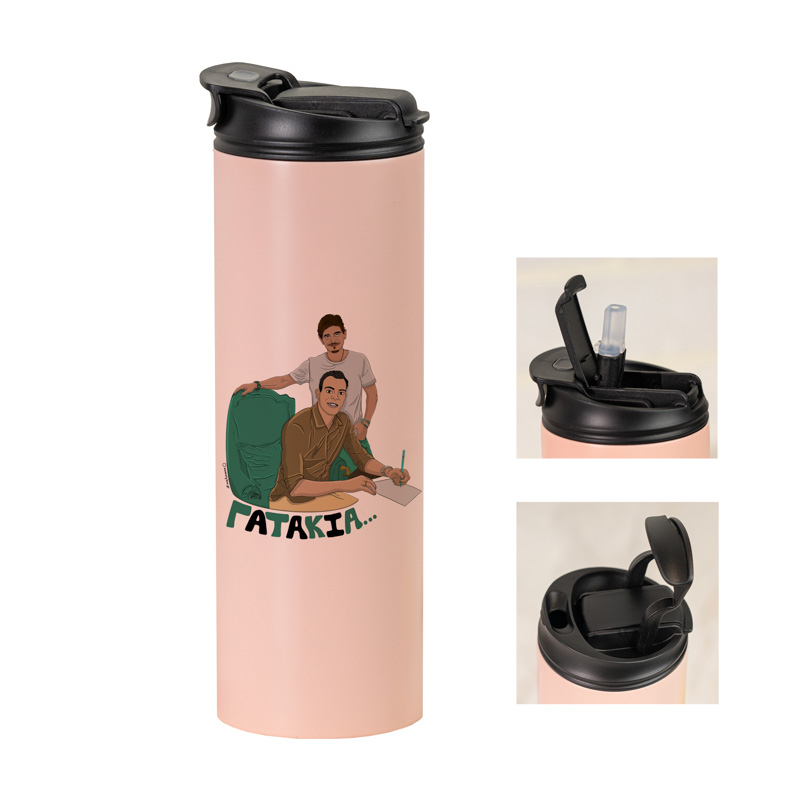 DPG7000 X Σλούκας- "ΓΑΤΑΚΙΑ" - Sports Gym Θερμός 600 ml