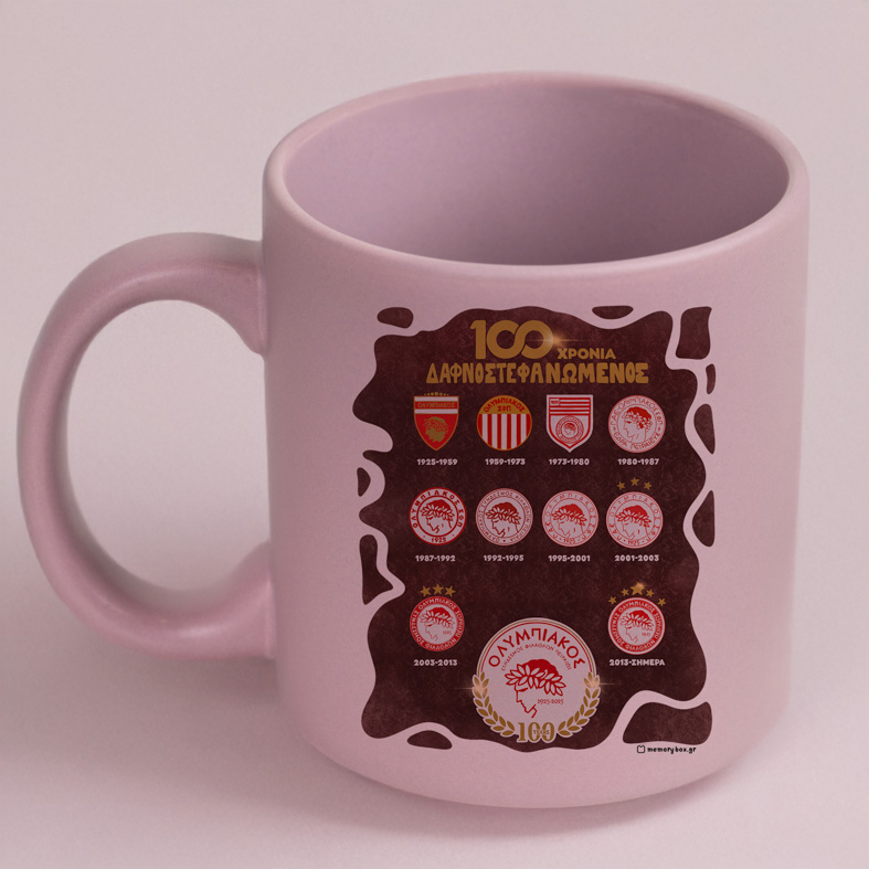 100 Χρόνια Δαφνοστεφανωμένος Ολυμπιακός - Κούπα Πούδρα MemoryBox