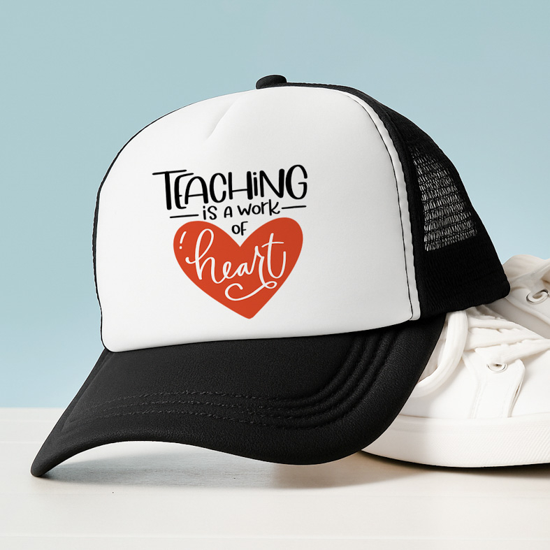 Teaching is a work of Heart - Καπέλο Trucker MemoryBox