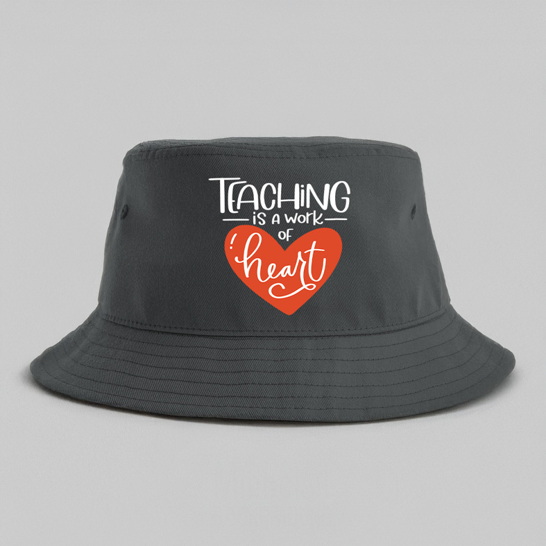 Teaching is a work of Heart - Καπέλο Bucket MemoryBox