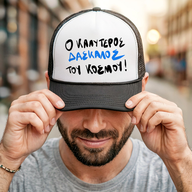 Ο ΚΑΛΥΤΕΡΟΣ ΔΑΣΚΑΛΟΣ ΤΟΥ ΚΟΣΜΟΥ! - Καπέλο Trucker MemoryBox