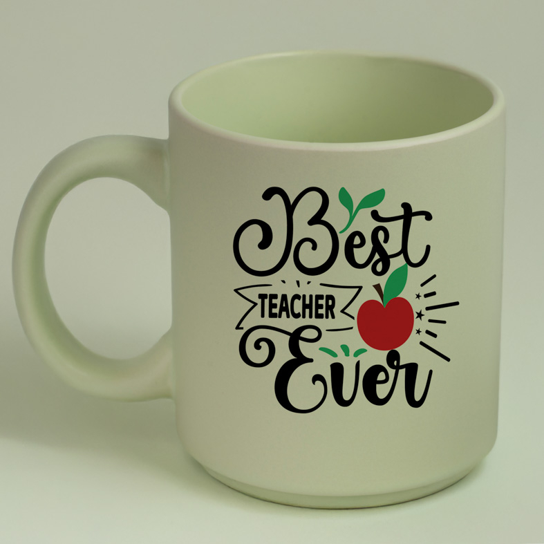 BEST TEACHER EVER - Κούπα Πούδρα MemoryBox