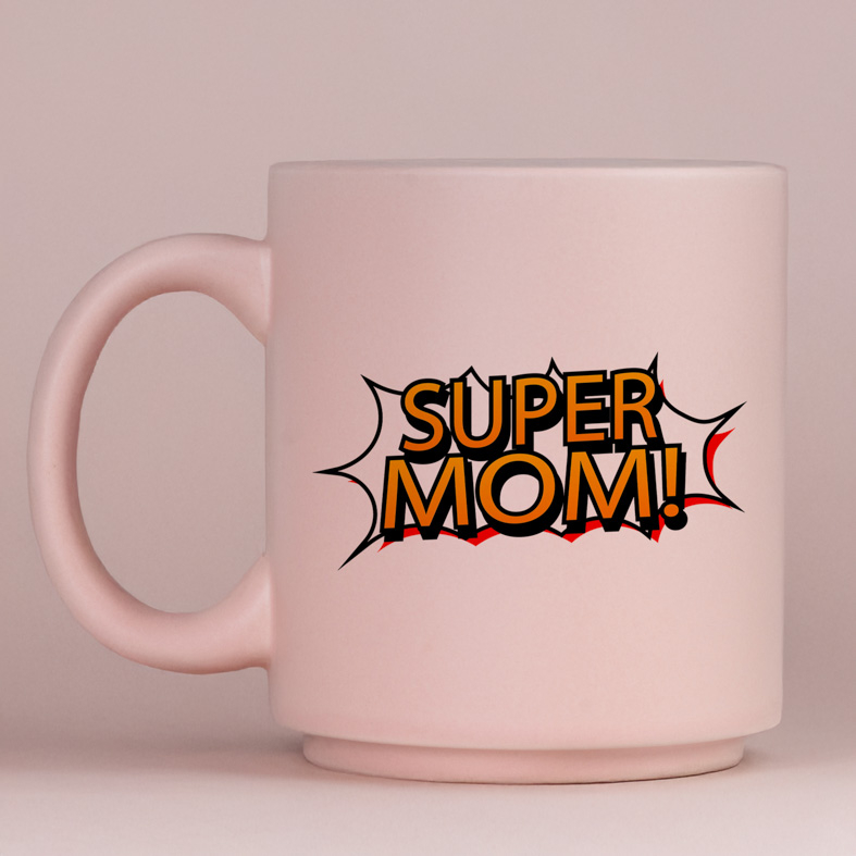 SUPER MOM - Κούπα Πούδρα MemoryBox