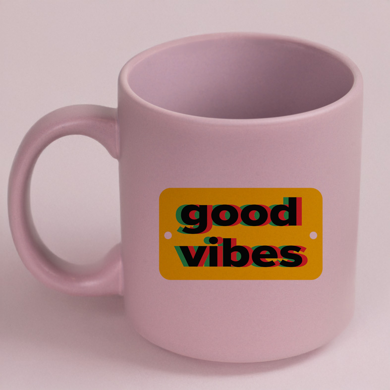 good vibes - Κούπα Πούδρα MemoryBox