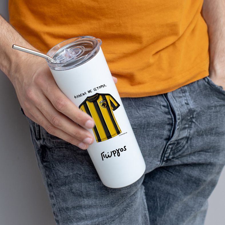 ΦΑΝΈΛΑ ΑΕΚ - Ποτήρι Θερμός 600ml