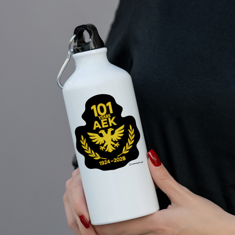101 Years ΑΕΚ - Ποδηλατικό Μπουκάλι 600 ml