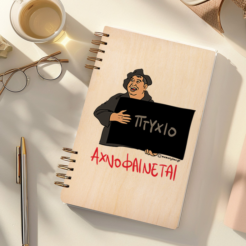 ΑΧΝΟΦΑΙΝΕΤΑΙ - Ξύλινο Ημερολόγιο Ατζέντα Cult Collection MemoryBox