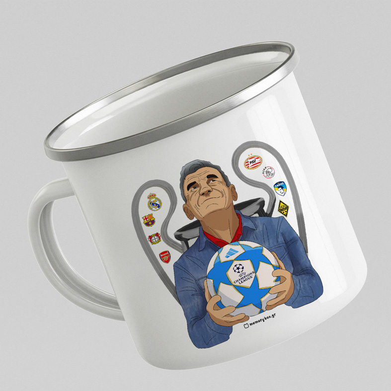 Κλήρωση Champion League Μεντιλίμπαρ - Κούπα Vintage Eμαγιέ MemoryBox