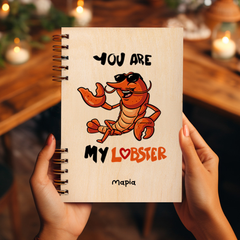 MY LOBSTER - Ξύλινο Ημερολόγιο Ατζέντα Cult Collection MemoryBox
