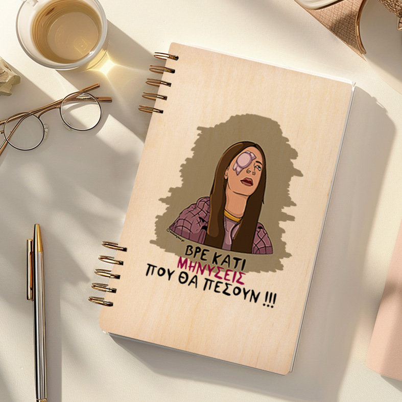 ΜΗΝΥΣΕΙΣ - Ξύλινο Ημερολόγιο Ατζέντα Cult Collection MemoryBox