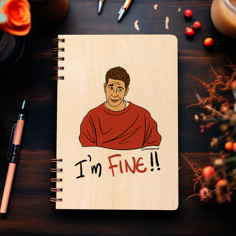 FINE - Ξύλινο Ημερολόγιο Ατζέντα Cult Collection MemoryBox