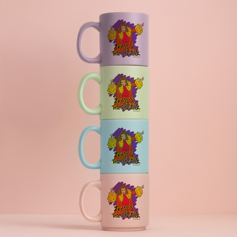 ΣΚΥΛΕΣ ΤΗΣ ΛΥΣΣΑΣ - Κούπα Πούδρα Cult Collection MemoryBox