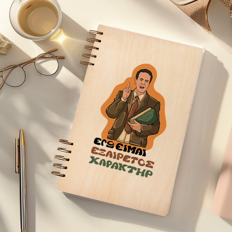 ΧΑΡΑΚΤΗΡ - Ξύλινο Ημερολόγιο Ατζέντα Cult Collection MemoryBox