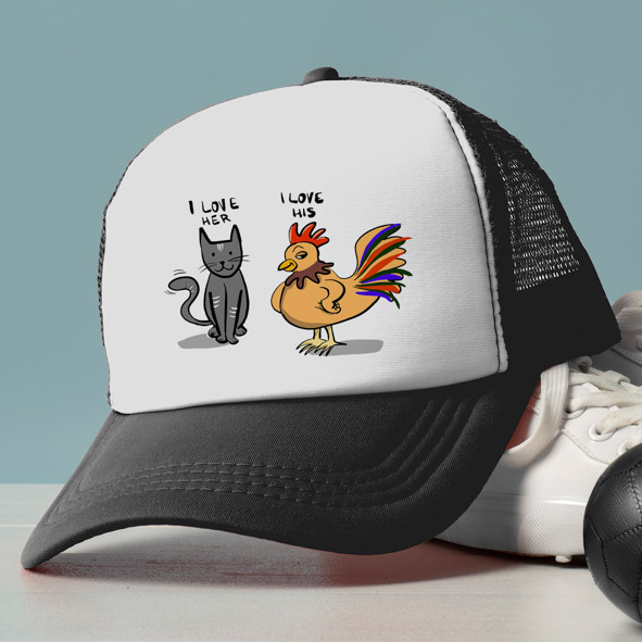 Γάτα και κότα - Καπέλο