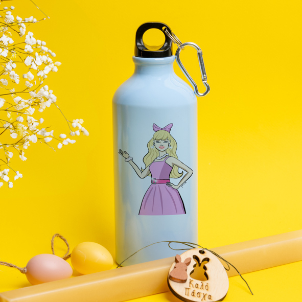 Barbiegirl - Λαμπάδα Με Ποδηλατικό Μπουκάλι 600ml