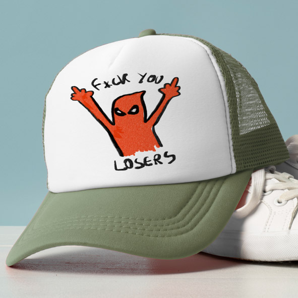 F*ck you losers - Καπέλο