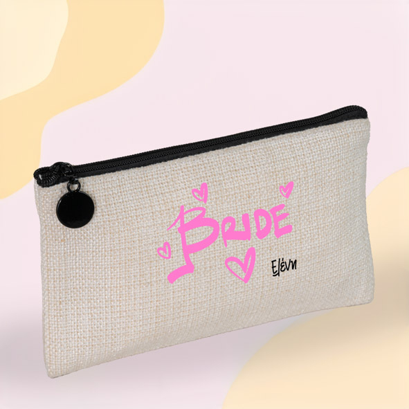 Bride -  Λινό Πορτοφόλι Τσέπης