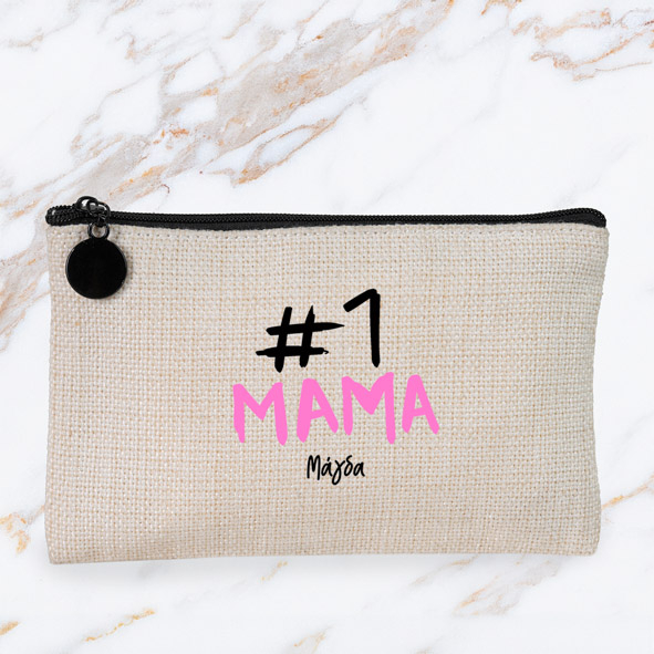 #1 MAMA - Λινό Πορτοφόλι Τσέπης