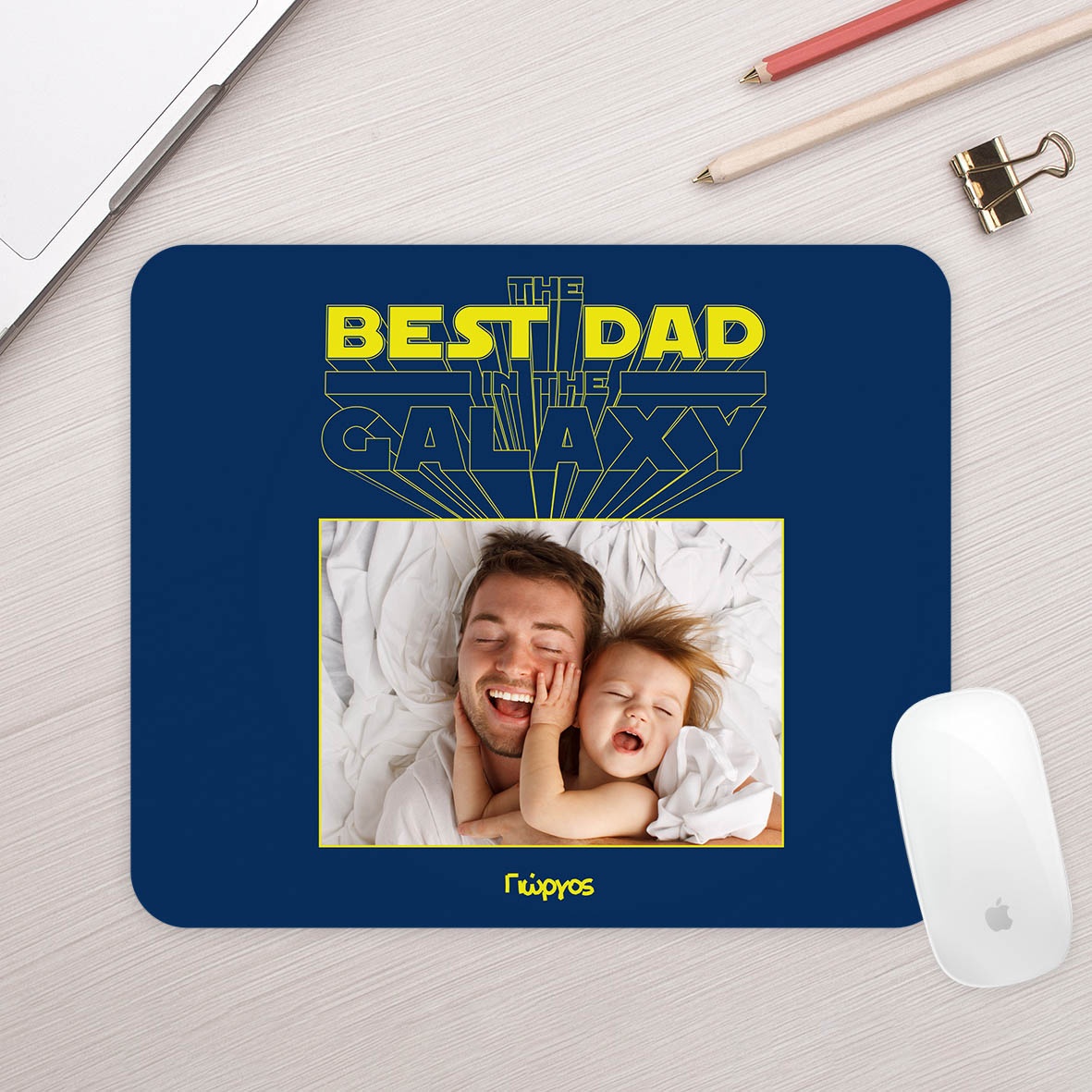 Best Dad In Galaxy - Mousepad