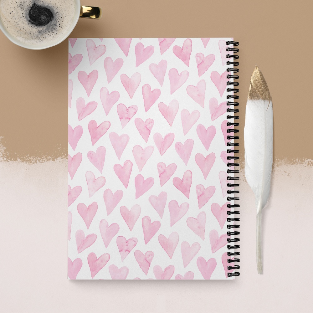 Pink Hearts - Σημειωματάριο