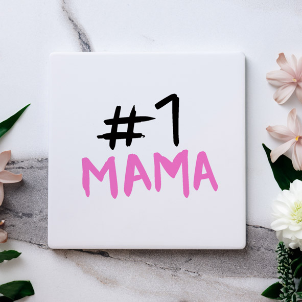 #1 Μαμά - Μαρμάρινο Σουβέρ