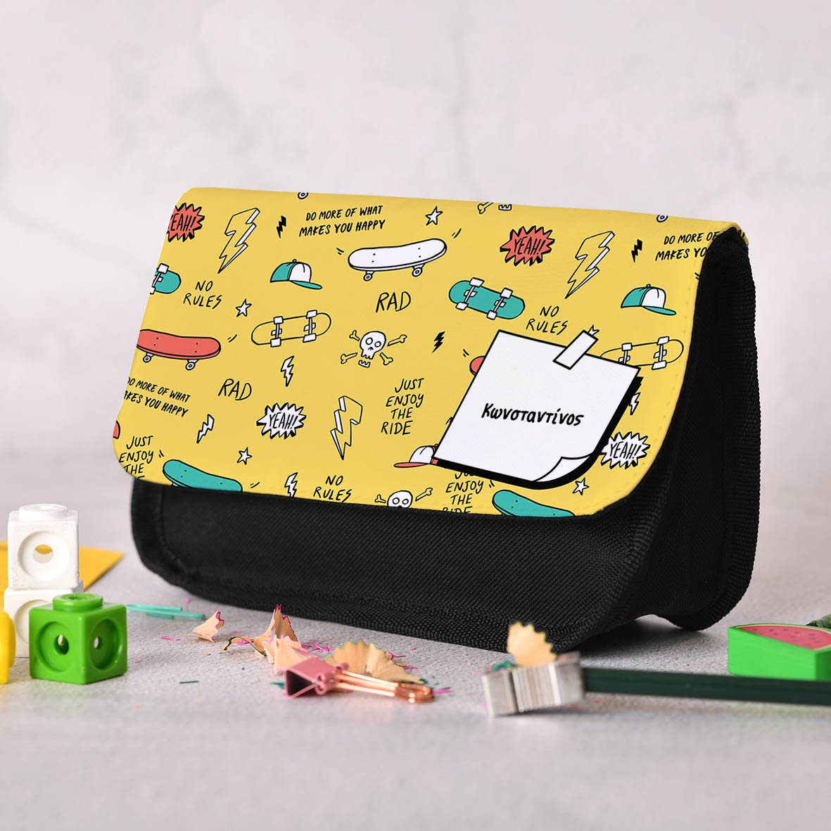 Skateboarding - Κασετίνα Υφασμάτινη