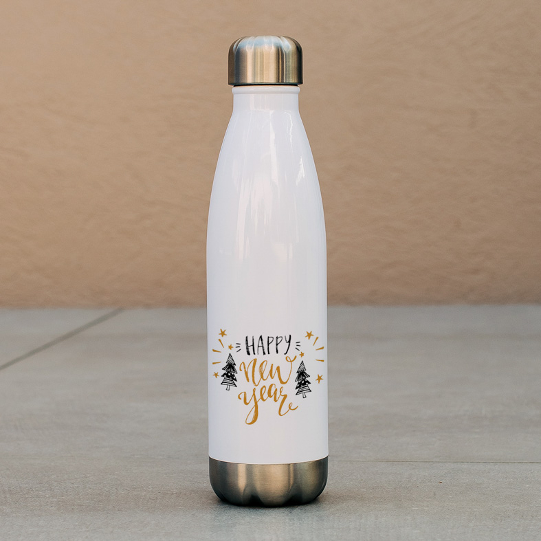 Happy New Year - Μπουκάλι Θερμός 500ml