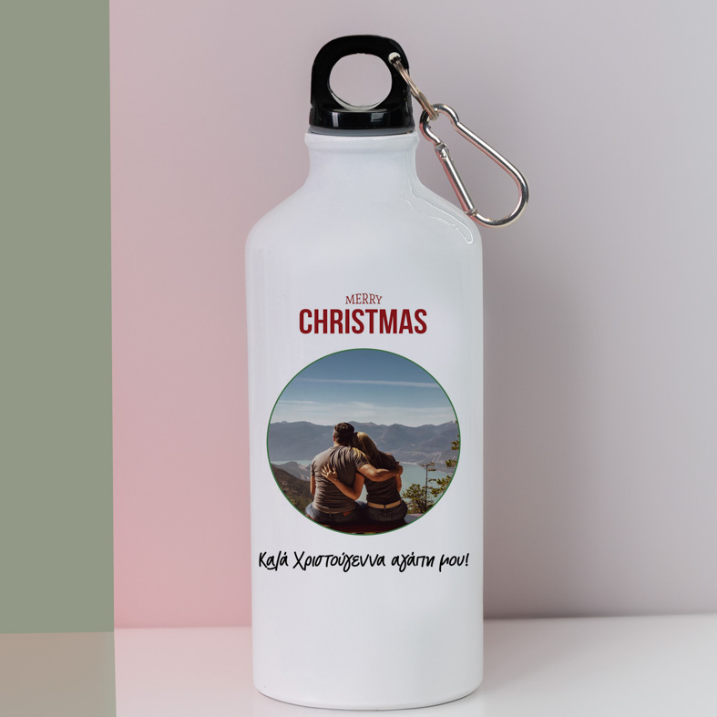 MERRY CHRISTMAS - Ποδηλατικό Μπουκάλι 600 ml