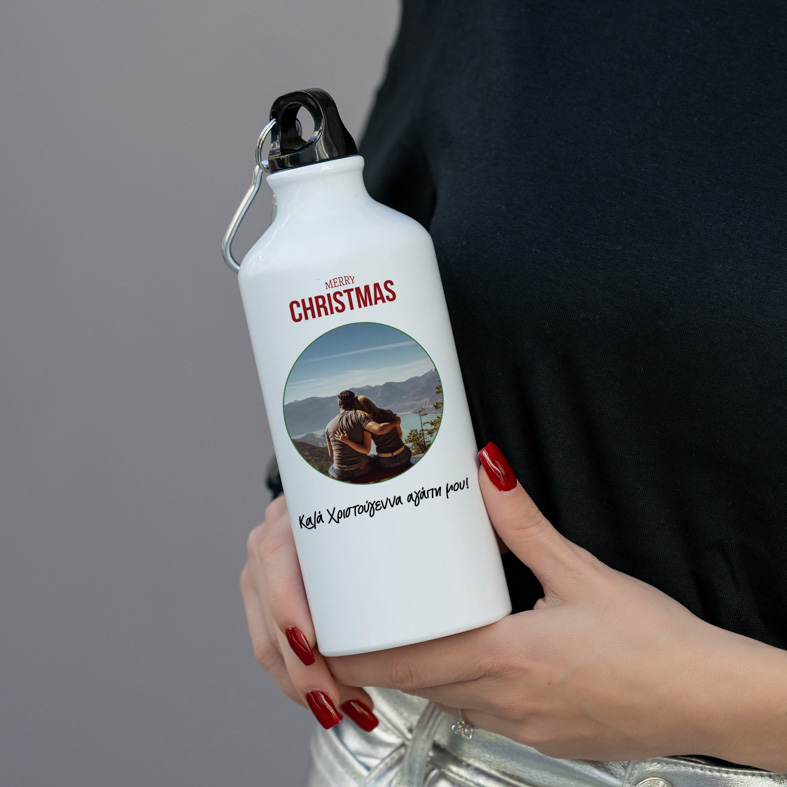 MERRY CHRISTMAS - Ποδηλατικό Μπουκάλι 600 ml