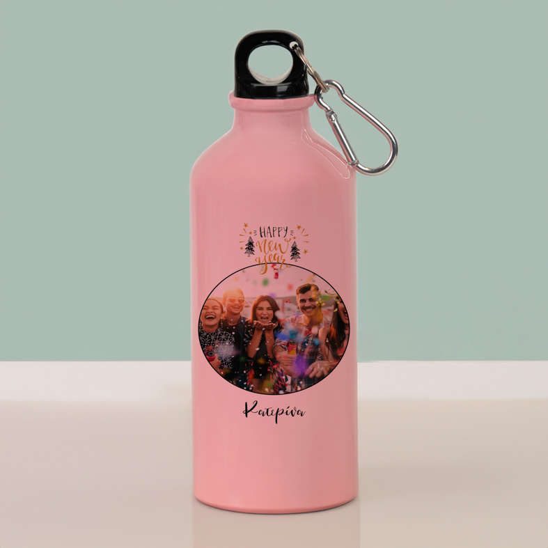 Happy New Year - Ποδηλατικό Μπουκάλι 600 ml