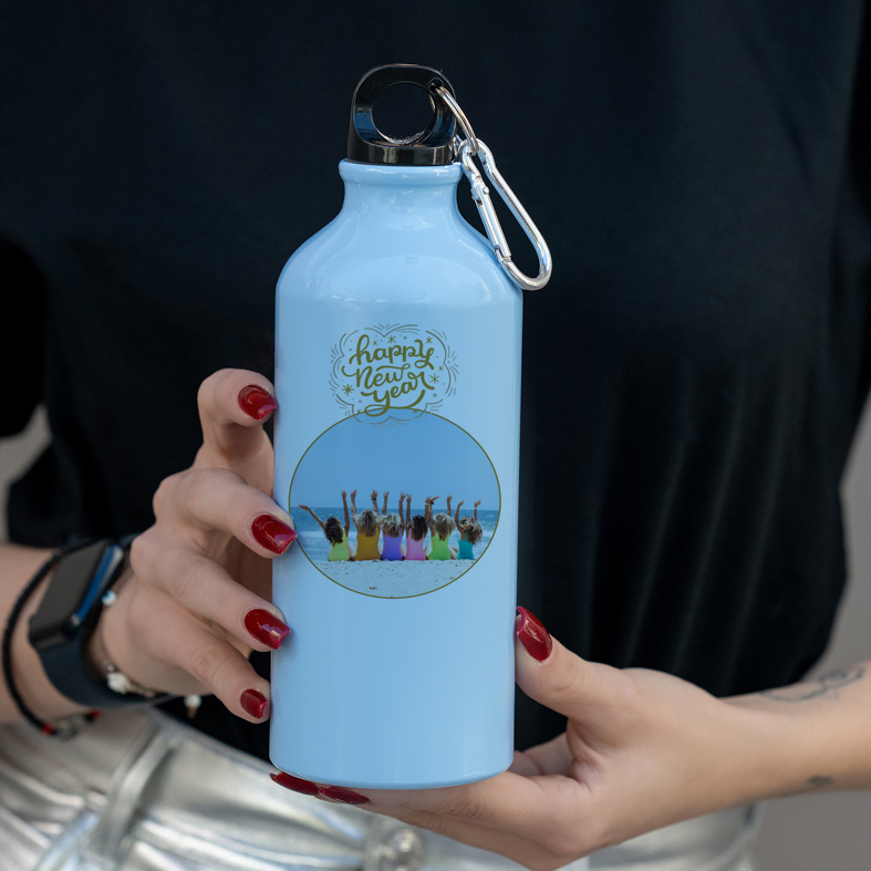 Happy New Year- Ποδηλατικό Μπουκάλι 600 ml