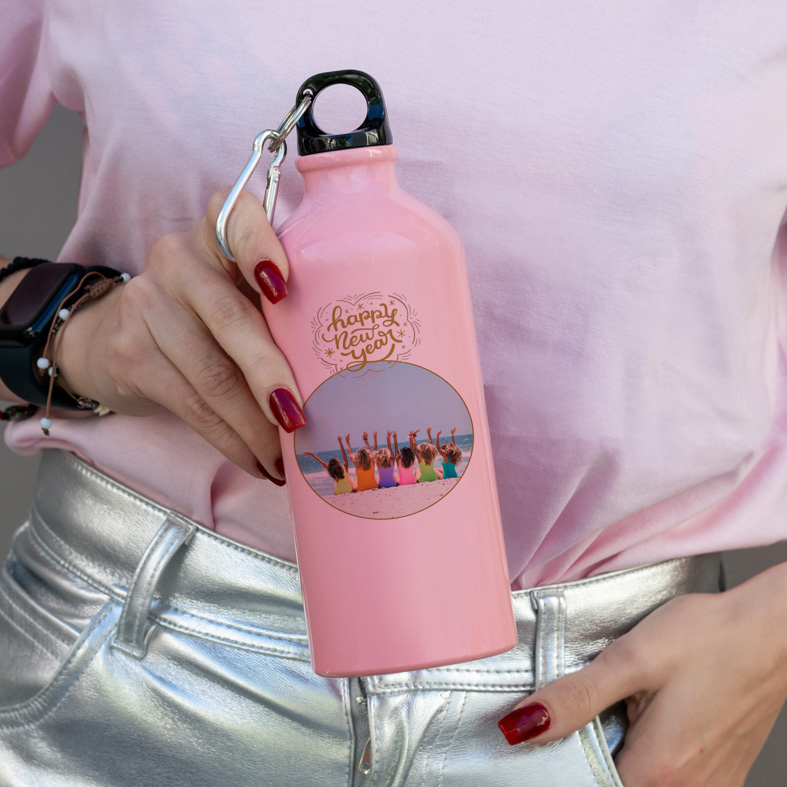 Happy New Year- Ποδηλατικό Μπουκάλι 600 ml