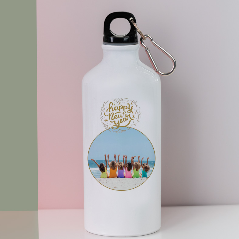 Happy New Year- Ποδηλατικό Μπουκάλι 600 ml